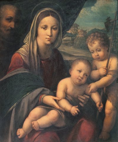 Madonna and Child with the Young St. John the Baptist by Niccolò Pisano